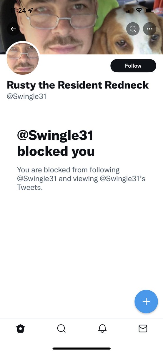 RustySwingle's tweet image. This is great!  The person that stole my @swingle31 account stole it from me and now has blocked me!  My own account blocked me!  What a piece of shit!