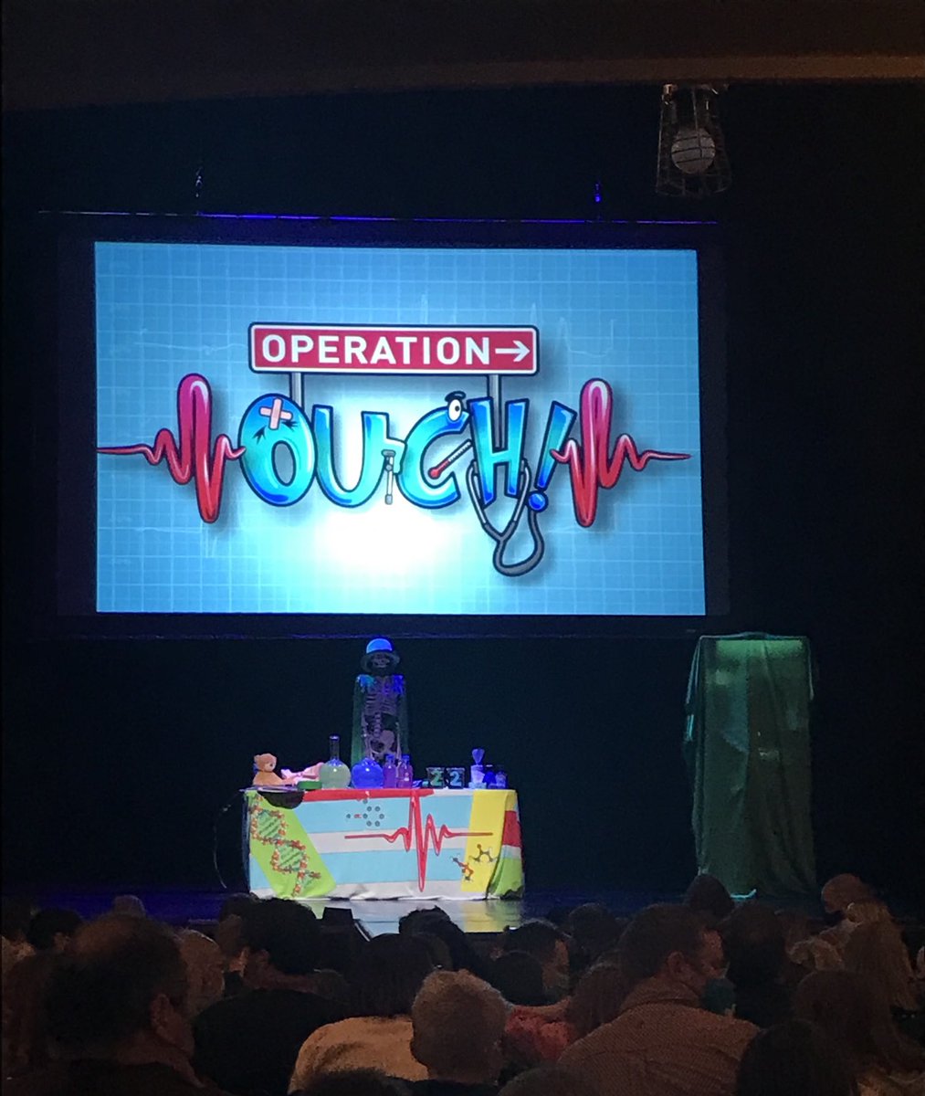 Sandcastletime's tweet photo. ⁦@xandvt⁩ ⁦@DoctorChrisVT⁩ ⁦⁦@Dr_Ronx⁩ ⁦@OperationOuch⁩ Loved the show this afternoon! Kids and adults thoroughly entertained. Great underlying message too. Thank you! 👏🏻 #grossalert https://t.co/XAGJ2vjBaZ