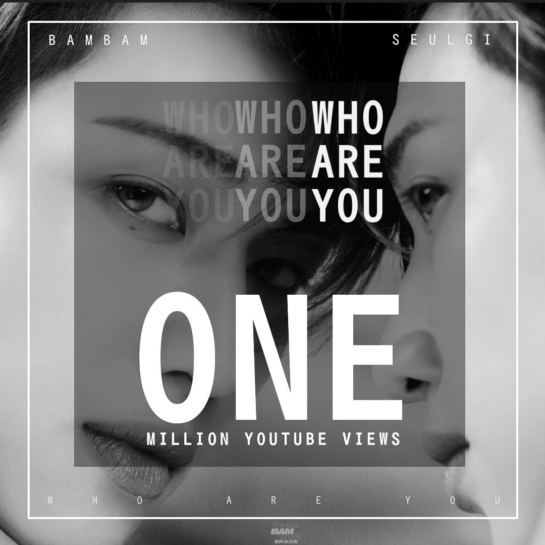 TeamBamBamSpace's tweet photo. BamBam Space UPDATE
📣뱀뱀 (BamBam) ‘Who Are You (Feat. 슬기 of Red Velvet)’ MV 🎭
reached 1,000,000 views😊💚❤
Thank you & let's continue to stream😊
@BamBam1A #BamBam #뱀뱀 #SEULGI @BAMBAMxABYSS #WhoAreYou #WhoAreYou_1M https://t.co/e3IqpMGTyS