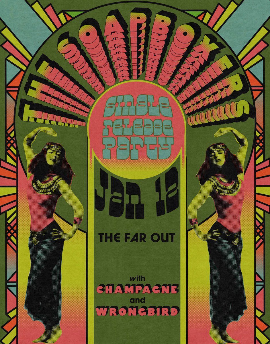 🚨The Soap Boxers single release party is happening 1.12.2022 @FarOutLounge with #Wrongbird and @MusicChampagne!🚨#ATX #NewMusic #ATXmusic #Do512