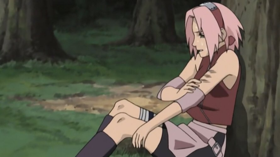 Naruto at 16 and 19 years old being terrified of Sakura getting hurt.