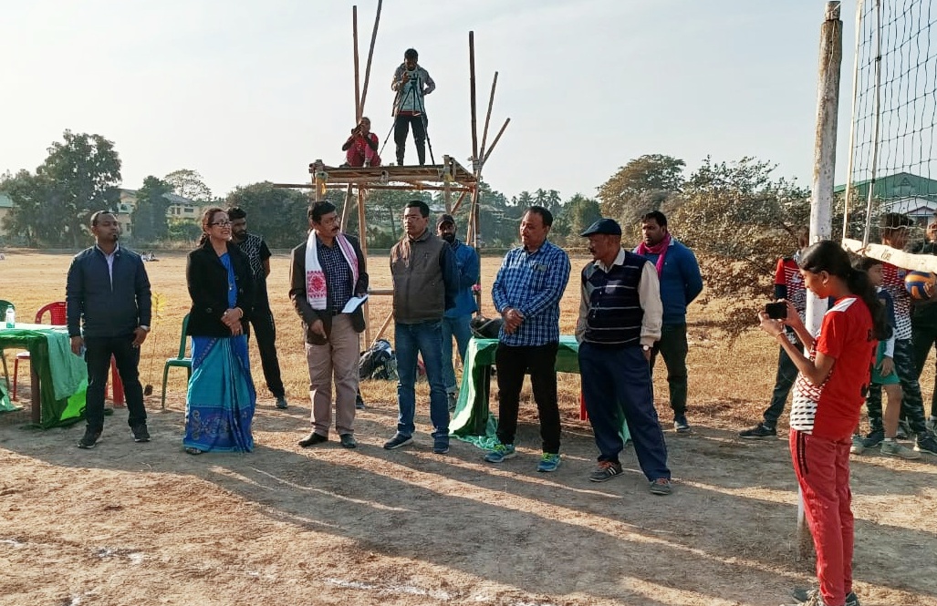 mccbarpeta's tweet photo. The second edition of Brahmaputra Volleyball League Competition began today at M.C. College premises, and  inaugurated by principal Dr. Prakash Sarma https://t.co/D1Y6VtZSYT
