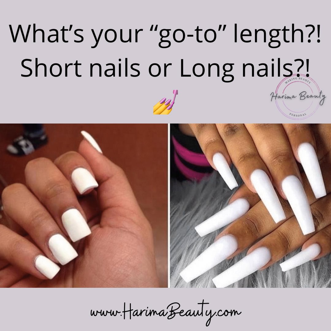 HarimaBeauty's tweet photo. Short nails or Long nails? #Baddies #nails #Ladies #Ghetto https://t.co/ed0j59vQlg