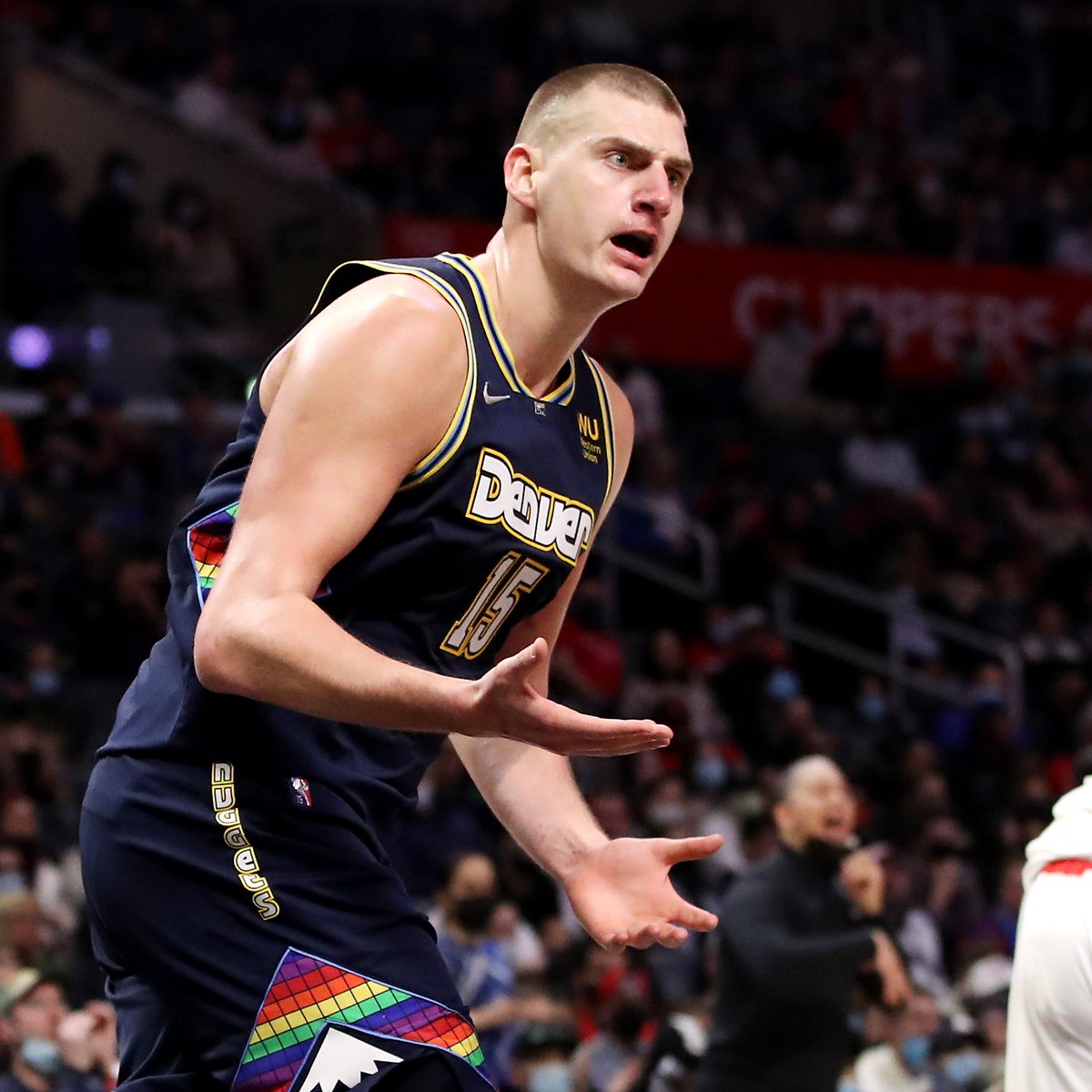 Nikola's reaction when he hears you haven't voted today... ⭐️ 1 RETWEET = 1 VOTE ⭐️ #NikolaJokic #NBAAllStar