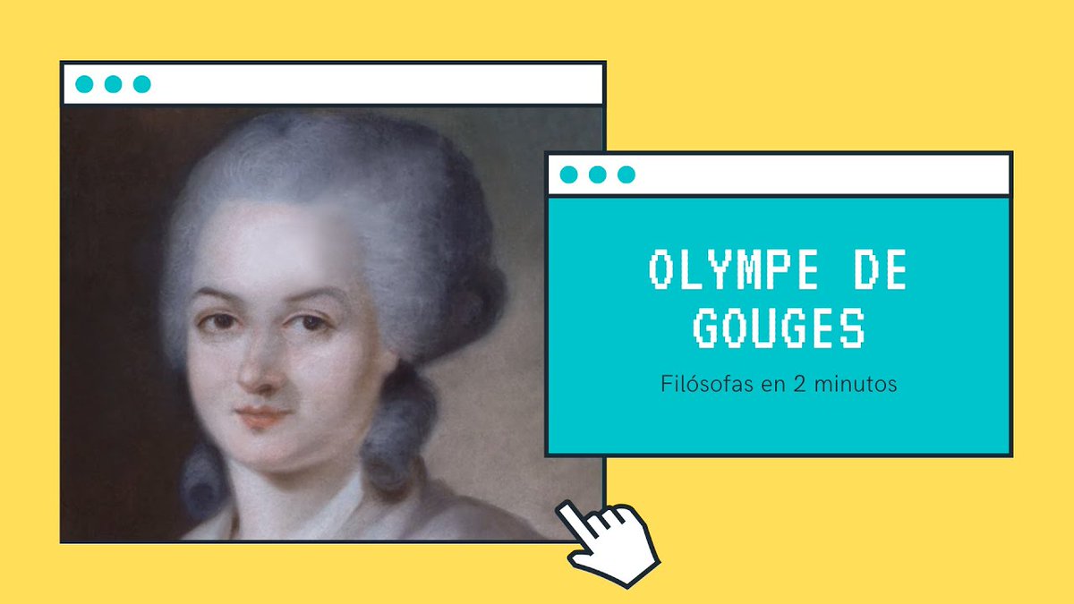 RamaiorYT's tweet photo. ✨Recomendación diaria✨

la Filosofía de Olympe de Gouges | Derechos de las mujeres, feminismo 🇫🇷 | Mujeres Filósofas #7

Canal: Alba Lafarga

🔗Link: https://t.co/MsuArEjVbp https://t.co/tKAxP9xE4m
