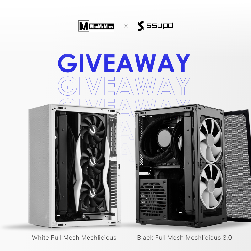 ModMyMods's tweet photo. It's the last giveaway of the year!
If you win, you'll have a choice of a @ssupd_hq Full Mesh Meshlicious case in white or black! - See the link below.
-- Restricted to NA / Canada --
https://t.co/7qkTD6zZb3
#ssupd #minicase #microATX #itx #Giveaway #meshlicious #sff https://t.co/DomTKUBCJd