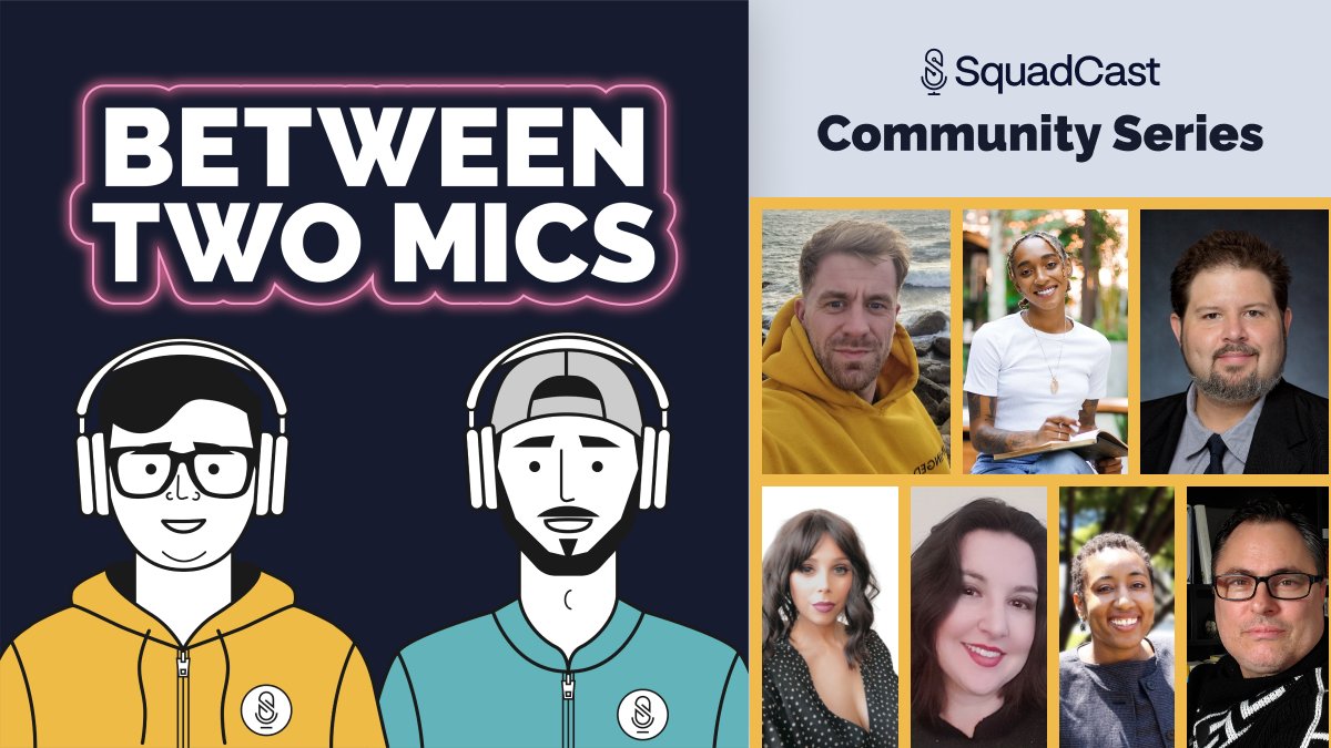 SquadCastFM's tweet photo. We just dropped the last Between Two Mics episode of the year! 

&amp; it's also the final episode of our Community series.

Ft.
@studentsofmind's Jayde
@BumbledUp's Phil &amp; Jane
@KeithCasebonne of You First
@MannyFaces of Newsbeat &amp; Hip Hop Can Save America
JJ &amp; Kelly (Brady United) https://t.co/5jIelUW1rh