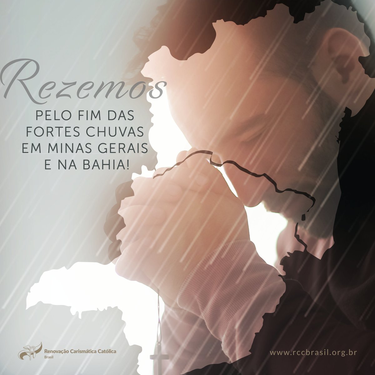 rccbrasil's tweet photo. Diante das fortes chuvas no norte de Minas Gerais e na Bahia, a RCCBRASIL convoca todos os carismáticos para rezarem pelas famílias que estão sendo atingidas por essas tragédias. Rezemos pelo fim das fortes chuvas e pelo bem dos nossos irmãos!

#RCCBRASILemOração #RCCMG #RCCBA https://t.co/epdL2wG6gK