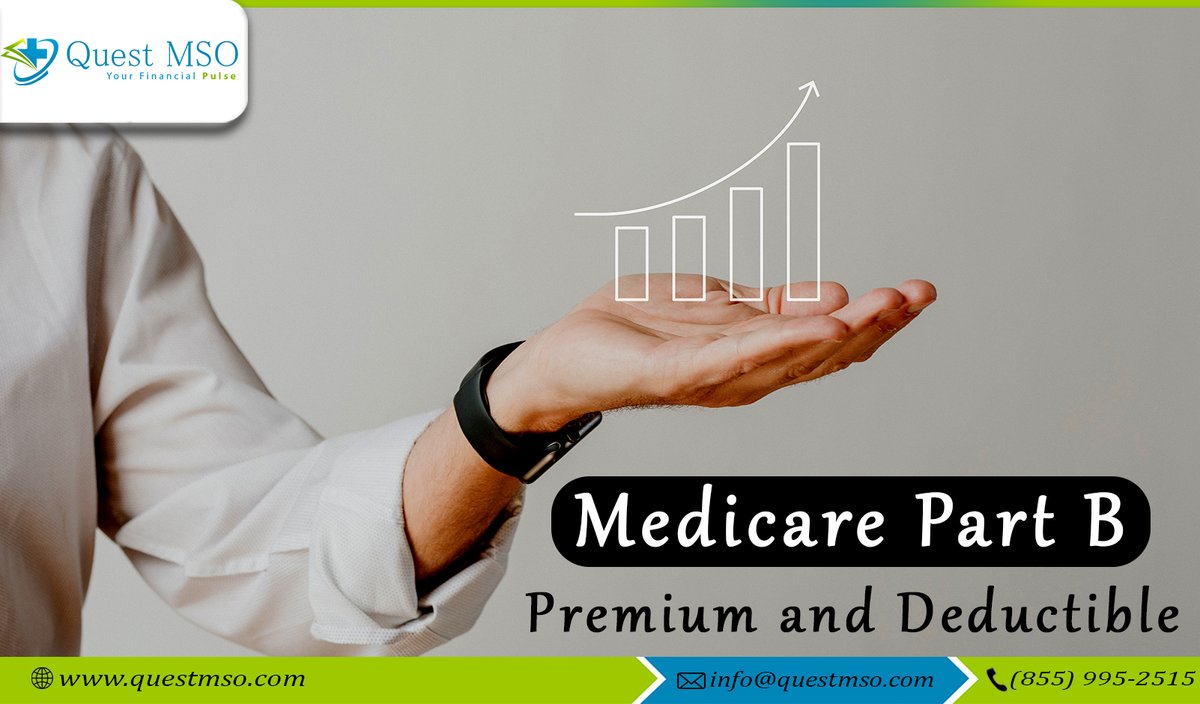 #Medicare part B covers #outpatient #hospital services, physician services, and certain other healthcare and medical services not covered under Medicare Part A. (1/2)

#QuestMSO #deductibles #medicare #laboratory #clinical #pcrtesting #cytology #rtpcr #antigen #physician #DME