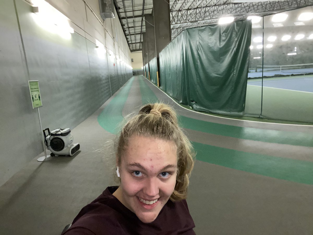 Getting in my pre practice workout. Getting faster and stronger!