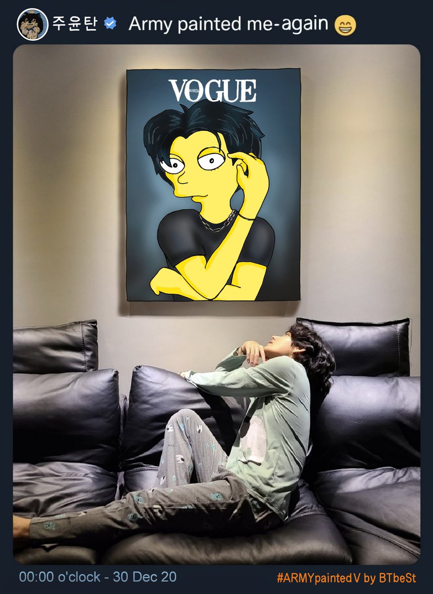 st_tbe's tweet photo. Oh gosh this was Sooo much fun!
Heres my
#SimpsonForV or
#SimpsonizedTae or
#TaeSimpson or
#IdunnoWhatToPostThisAsHelp
#HowCanHeEvenBeGorgeousAsASimpsonJustHow
- 4 editions cause I can't pick 🤣
Hope you see it - Hope you like it 💜
@BTS_twt #V #TAEHYUNG #BTS #btsfanart https://t.co/l0jFO2p4vu