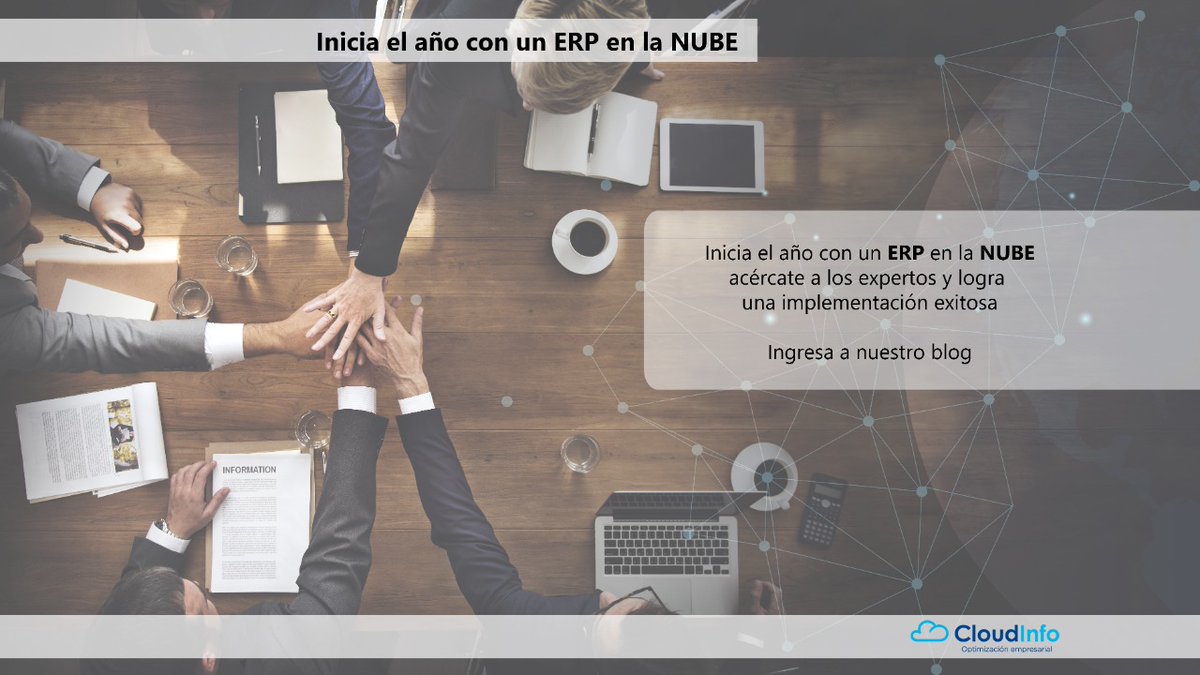 Inicia el año con un ERP en la NUBE
Ingresa a nuestro blog: cloudinfo.mx/por-que-fallan…
#CloudInfo #ERP #Acumatica #empresario #ExitoEmpresarial #Consultoria #finanzas #cloudinfoerp #homeoffice