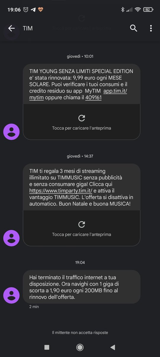 kryptolella's tweet photo. Giusto per vostra info.. io do credito all'app non ai messaggi avendo appena fatto il rinnovo e avendo usato pochissimo i dati mobili @TIM_Official @TIM4UGiulia @TIM4UStefano @TIM4UAlessio https://t.co/DUUGuERMyE