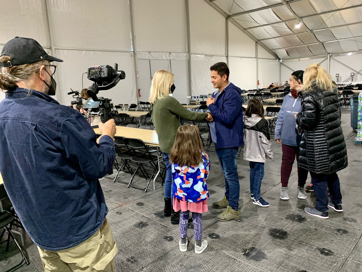 odonnellm's tweet photo. @ABCPolitics @MarthaRaddatz @ABC Thx @MarthaRaddatz, @skcrawfordabc, #CindySmith 4 visiting @DHSgov-led, &amp; @StateDept &amp; @DeptofDefense-supported #OperationAlliesWelcome @ Joint Base McGuire-Dix-Lakehurst last week. It was our pleasure reconnecting you w/ Abdul, an #Afghan who supported @USMC &amp; #America. @cjf39 https://t.co/TcW1jQE9xF