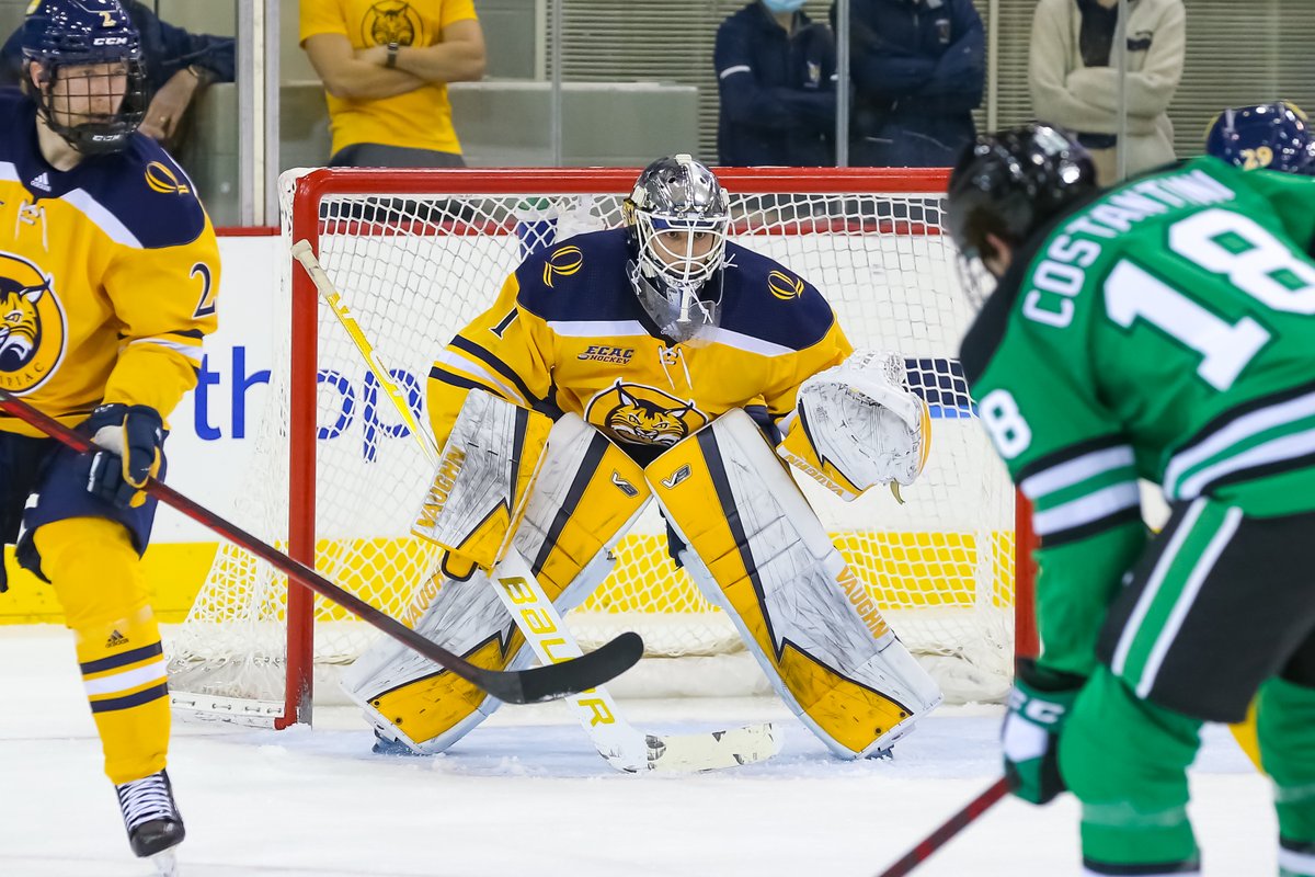 QU_MIH's tweet photo. It's been 17 days since we last hit the ice, so let us remind you where we left off...

1st in NCAA - PK % &amp; scoring defense
2nd in NCAA - Scoring margin &amp; FO win %
Perets - 1st in NCAA in shutouts &amp; GAA
Metsa - 2nd in NCAA Assists/gm

Oh yeah, and the #2 team in the nation. https://t.co/LvBzyNqBTQ