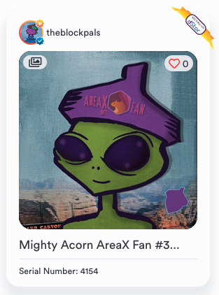 TelosAcorns's tweet photo. the Mighty Acorn aliens are on a road trip... One freshly minted. https://t.co/SQLLz14gtG @HelloTelos @AreaxNft @NftAreax #Telos https://t.co/U4QVa9WjVe