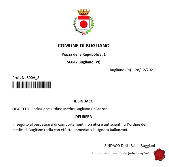ComuneBugliano's tweet photo. Radiata https://t.co/EDBOiSKiWs