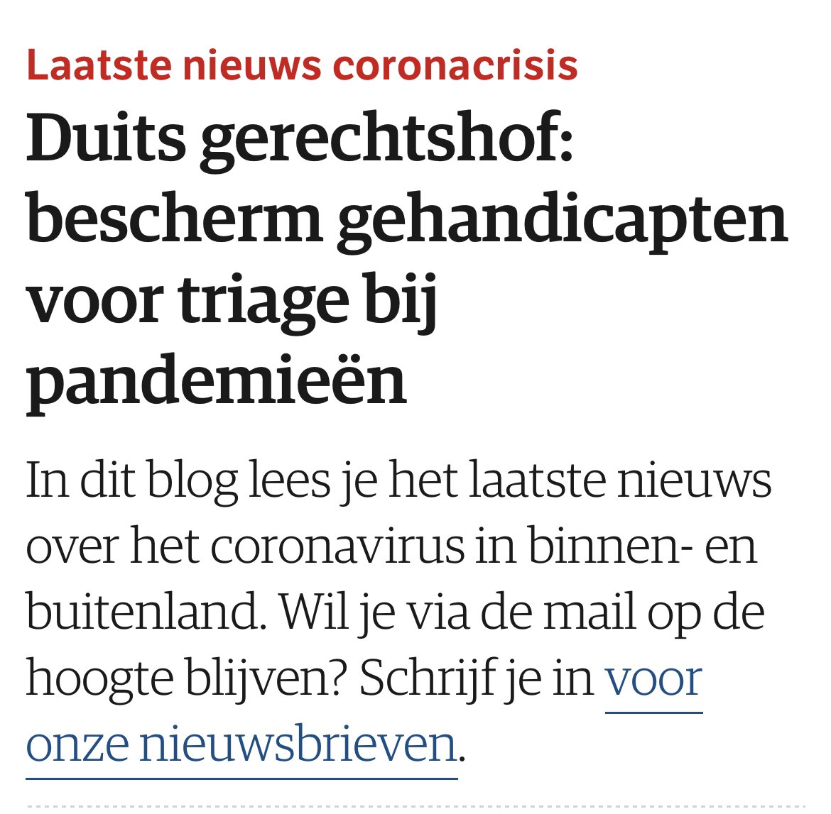 MisterBlok's tweet photo. Nederlandse huisartsenvereniging: weiger gehandicapten al ver voor triage bij pandemieën #FrailtyIndex. https://t.co/cVkRGGpPK8