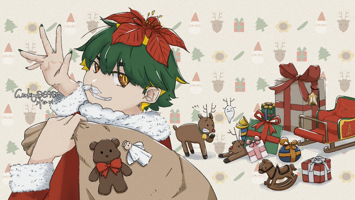Working_DEAD_SL's tweet photo. 27.12.2021
忘了還未放聖誕圖出來 ˊ_>ˋ💦
遲來的Merry Christmas!!
#KapLive #KapArt #illustration #wdsl
#Christmas2021 #MerryChristmas2021 https://t.co/Iw4cC7a2wQ