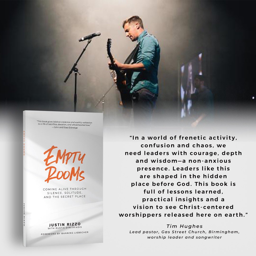 justinrizzmusic's tweet image. I remember the first time I heard “Here I Am to Worship” and how deeply the song resonated with my heart. Grateful for @timhughes77 and his songs that have impacted so many. Thank you for your words about this book! 

justinrizzo.com/emptyrooms 

#emptyrooms 
#emptyroomsbook