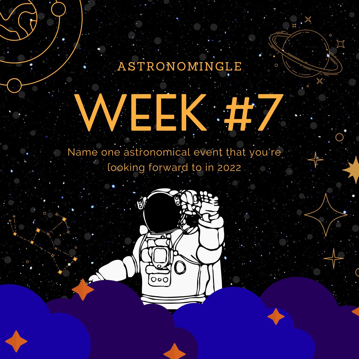 For the last week of 2021 we ask you to share with us one astronomical event you're looking forward to in 2022. Remember to tag us in your posts with the hashtag #astronomingle. #UAlberta #space