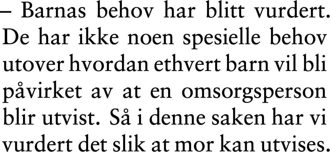 KarlEldar's tweet photo. I 1981 var Norge først i verden med å få et Barneombud. Dette er fra norske utlendingsmyndigheter på tampen av 2021! https://t.co/pQIO6PcXxL