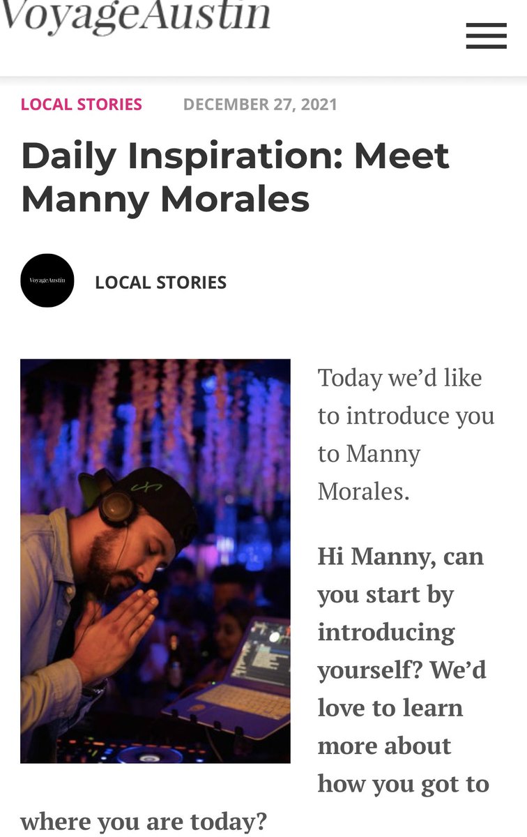 Special thanks to @VoyageAustin for the awesome write up🙏🏽💚
voyageaustin.com/interview/dail…