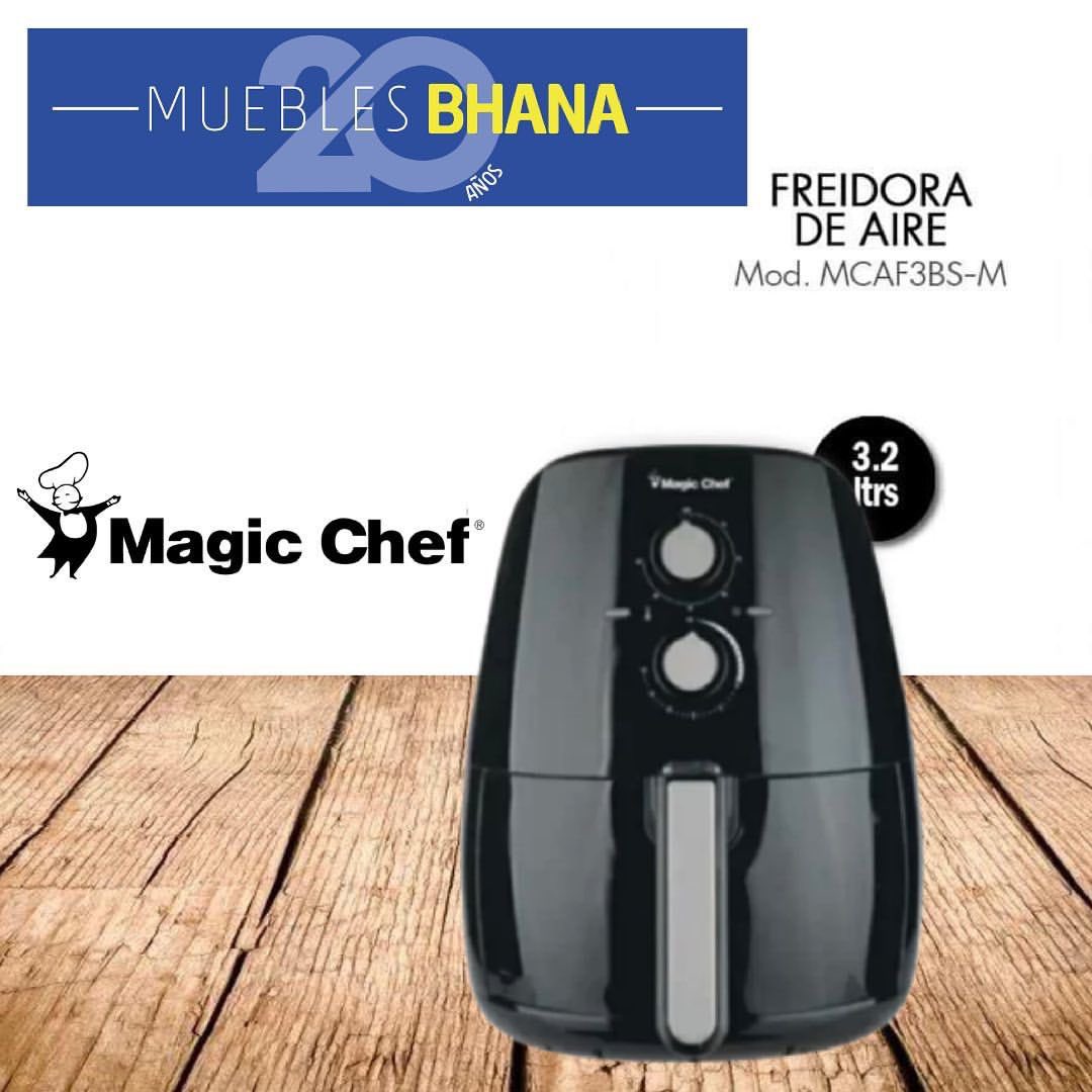 mueblesbhanapty's tweet photo. Prepara todo lo que te gusta y más, con mucho menos grasa con tu Air Fryer Magic Chef de 3.2L #BhanaMejoresPrecios #AirFryer #MagicChef https://t.co/iKQpo2Bn81