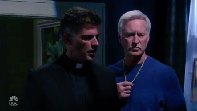 aoii92's tweet photo. MarDevil mocks Eric and says "Cozy as it is down there, my  work is not finished here yet" "You're finished" #Jarlena #FatherEric #Days https://t.co/aZJ2VdE27K
