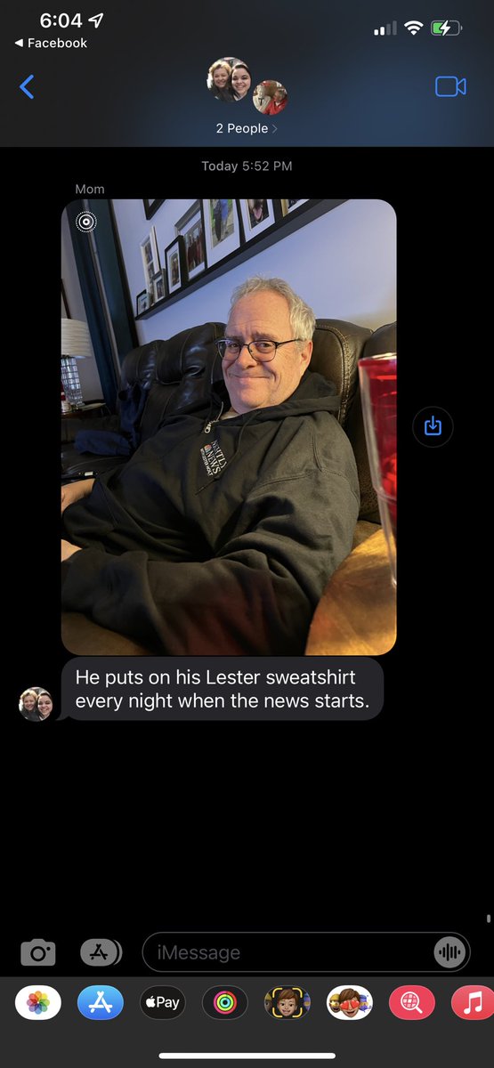My dad is a huge fan of <a href="/LesterHoltNBC/">Lester Holt</a> and watches <a href="/NBCNightlyNews/">NBC Nightly News with Tom Llamas</a> every evening. I’m happy to see he’s getting good use out of the Christmas gift I got him!