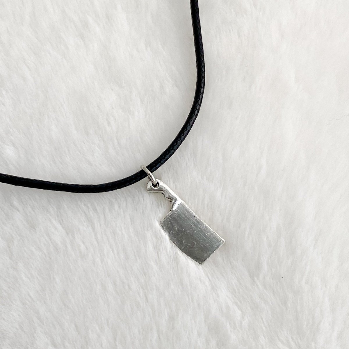 monalaina's tweet photo. Cleaver Pendant Necklace, Knife Necklace, Knife Pendant, Black Cord Necklace, Alternative Necklace, Alt Jewelry, Gothic Necklace, S377 https://t.co/0qFIiOwu9K #EtsyJewelry #Jewelry #Earrings #GiftforHer #Handmade #SmallBusiness #EtsyShop #GothicJewelry https://t.co/qS6jk531U1