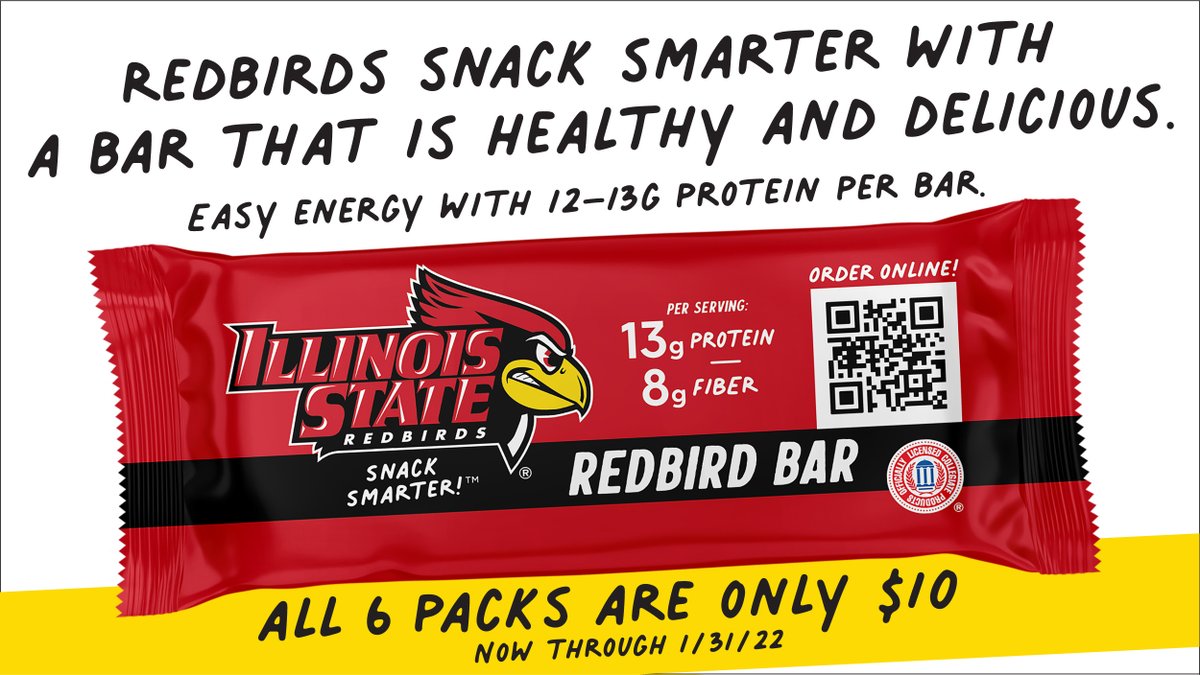 Redbird Bars are packed with real ingredients, nut butters, whey protein, and more. Now through Jan. 31, 2022, all 6 packs are ONLY $10 at RedbirdBar.com. #redbirdbar #snacksmarter