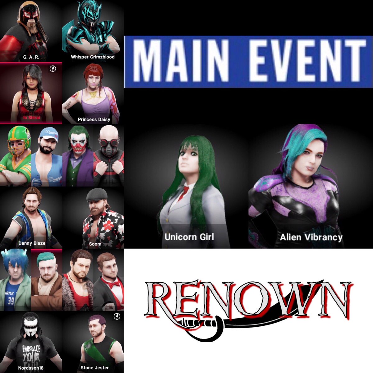 WymrickTheRed's tweet photo. #goinglive at 7 PM EST on #Twitch for Hempen Jig Championship #Wrestling on #WWE2K19! Three Title Matches on the card tonight! Watch our #twitchcommunity go toe to toe in the squared circle https://t.co/7XIrtFN8co #supportsmallstreamers #gamer #xbox https://t.co/IhkHxTSG8I
