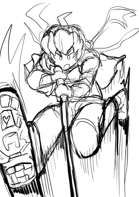 #落書き
シンフォのクリス…。ブルーハーツ聞いてたら無性に描きたくなった。気が狂いそう やさしい歌が好きで ああ あなたにも聴かせたい。 