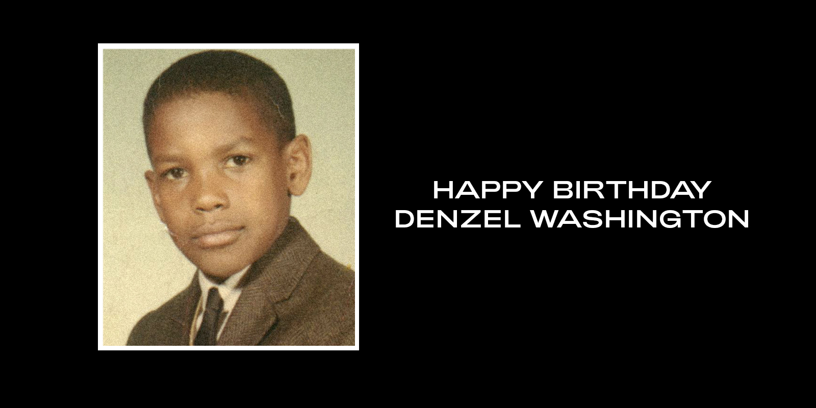 Beyoncé wishes Denzel Washington a happy 67th birthday. 