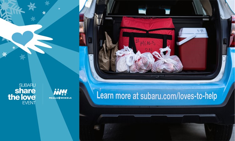 SOS Meals on Wheels Shares the Love with our community each day that our Subaru (“Souparu”) delivers meals. Share the Love this holiday season with <a href="/subaru_usa/">Subaru</a> and select Meals on Wheels when you purchase or lease a new Subaru. #SharetheLove #STL #Subaru_usa #MealsonWheels