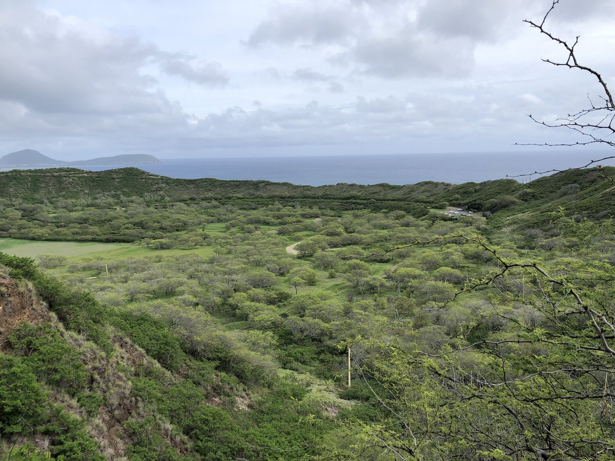 YogiRandul's tweet photo. Rappelled down the crater to clean up fallen water bottles and cameras at the Diamond Head Trail #CERFP https://t.co/t9z6lAeDka