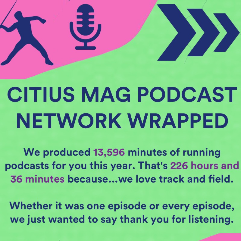 CitiusMag's tweet photo. 🎙 It was a strange yet epic year for track and field. Just wanted to thank you for sticking w/ us &amp; supporting our shows through it all. We’re already brainstorming ideas and concocting plans to elevate our coverage and bring you even more creative content in 2022.