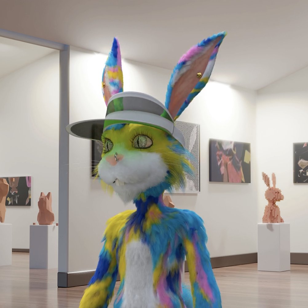 AdrienBe_'s tweet photo. T̶h̶i̶s̶ ̶i̶s̶ ̶n̶o̶t̶ ̶a̶n̶ ̶N̶F̶T̶.
She's funky. She's fluffy.
Market up, market down? She couldn't care less!
#ThisIsNotAnNFT @FLUF_World https://t.co/aEzZiqDAoP
