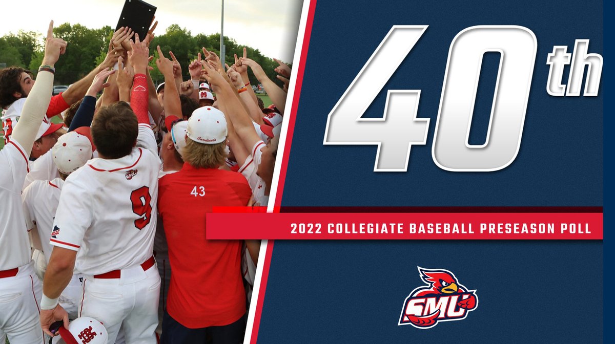 BSB - <a href="/SMUBaseball/">SMU Baseball</a> — coming off a record-setting 2021 that included an MIAC Tournament title and NCAA Tournament berth — are ranked No. 40 in the Collegiate Baseball Preseason Poll. SMU is the only MIAC team in the preseason poll | Release: saintmaryssports.com/news/2021/12/2…