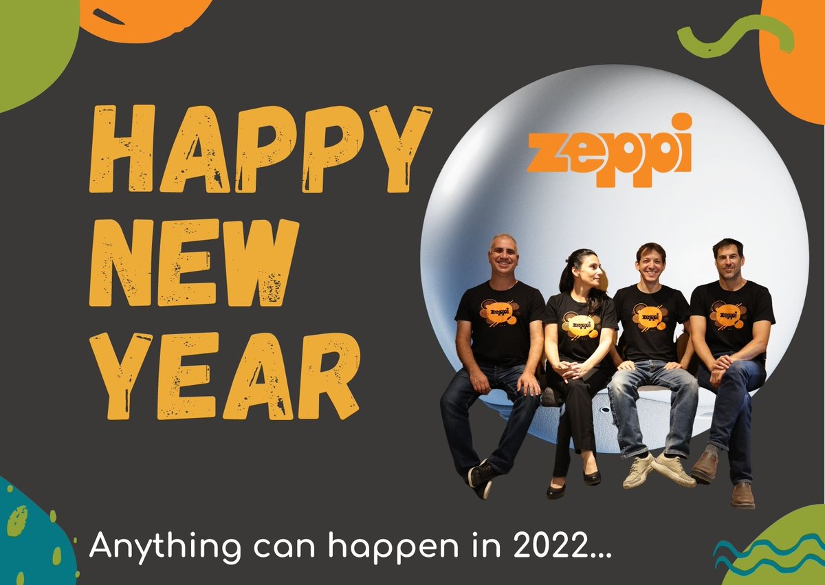 Wishing you and your loved ones a healthy, innovative and fun year ahead, full of social and professional experiences - on-site, virtually or over Zeppi :)