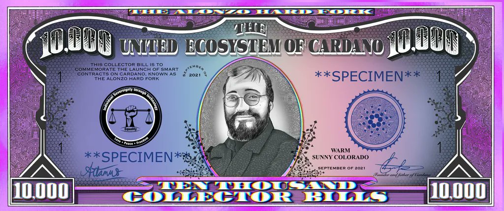⚡ FINAL #NFTGiveaway of 2021!⚡

We're giving away 5️⃣ #Cardano Collector Bill #NFTs!

To get your hands on one...
✅ Follow <a href="/CardanoBills/">Cardano Collector Bills</a>
✅ Retweet
✅ Tag 3 Friends

Ends at 12GMT on 31 December!
#CNFTGiveaway #CNFTCommunity #NFTCommmunity #nftcollectors #CNFT #NFTcollection