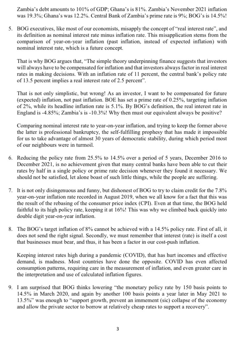 peagama's tweet photo. This article is a rejoinder to Bank of Ghana, #BOG’s press statement headlined, “Responses to Issues Raised by Togbe Afede XIV (TAXIV) on High #InterestRates in #Ghana”.  #MonetaryPolicyRate https://t.co/Wt0KqFJENM