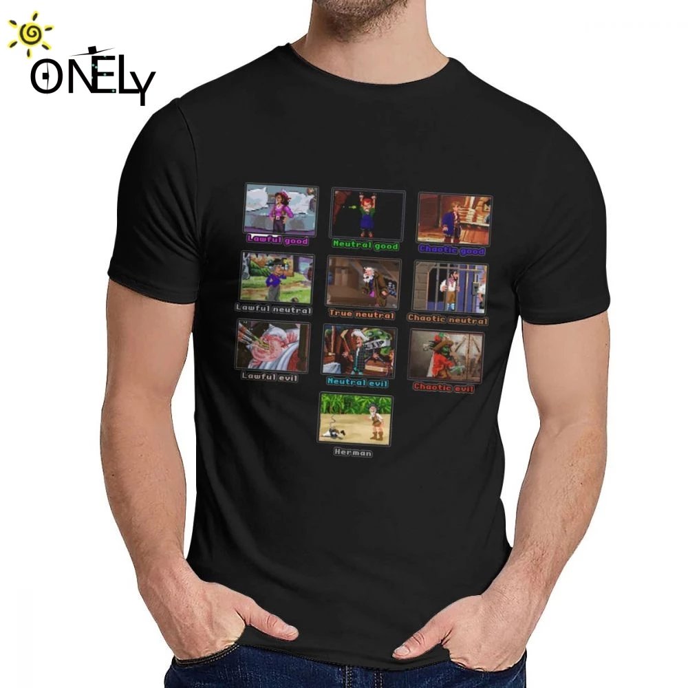 and a monkey island alignment chart shirt?this is definitely stolen and I probably know the person it was stolen from