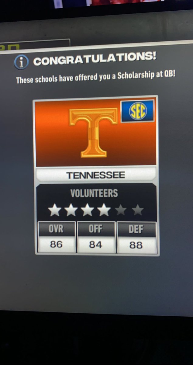 APallentine's tweet photo. beyond blessed to receive my first offer from Tennessee🟠⚪️ Go Vols! https://t.co/jLnZ22z6oT
