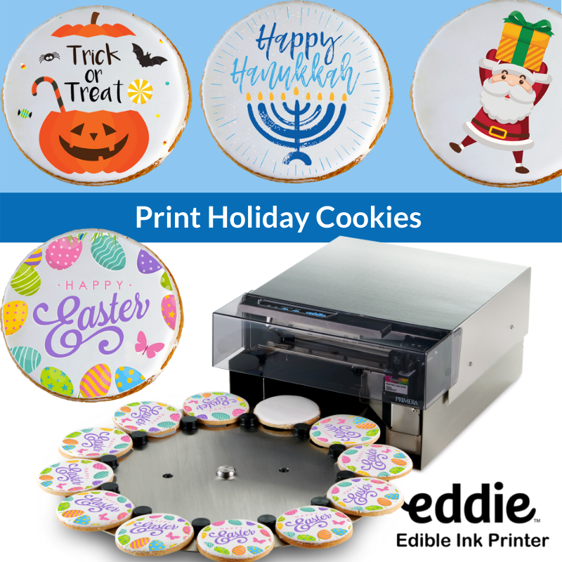 Eddie, The Edible Ink Printer, is back in stock. Free next day shipping with code FASTSHIP until Dec.31, 2021. bit.ly/3qumjQE 🥰😃❤️