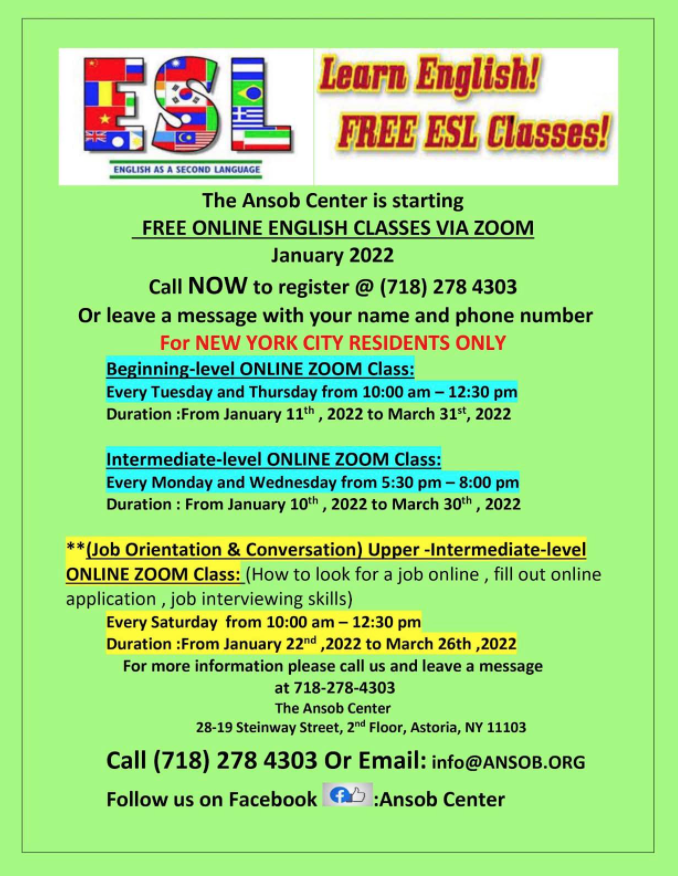SPELLprogram's tweet photo. Do you know about the Ansob Center in Astoria? They offer educational and legal aid services. 
¿Conoce el Centro Ansob en Astoria? Ofrecen servicios educativos y asistencia jurídica. https://t.co/OqE0xSQVkN