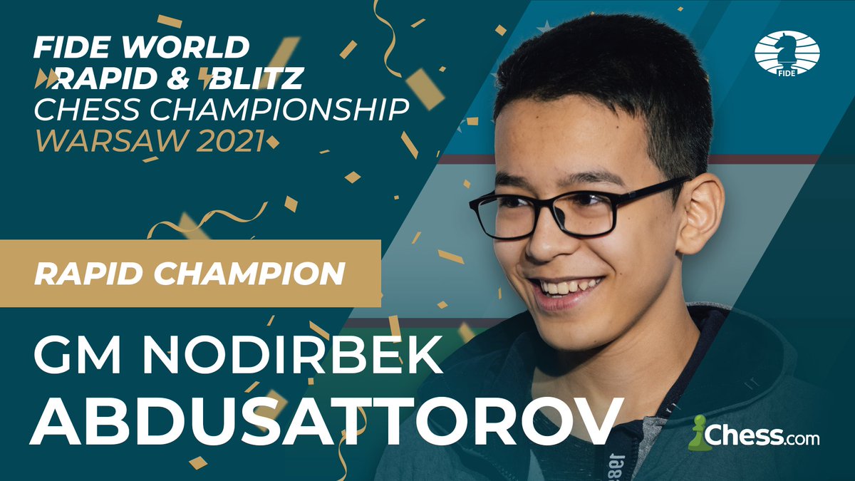 2700chess on X: 🇺🇿 17 y/o Abdusattorov (Rapid 2671.4, World #45