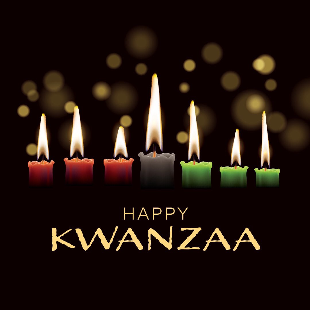 #𝐇𝐚𝐩𝐩𝐲𝐊𝐰𝐚𝐧𝐳𝐚𝐚 ❤️🖤💚 We wish our friends and allies a wonderful #Kwanzaa filled with #unity, #community and #family #togetherness!! #happyholidays