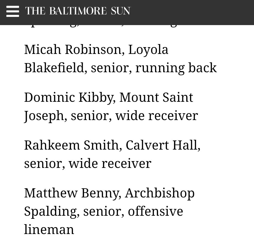 MatthewBenny7's tweet photo. Blessed to make 2021 All-Metro @kschmittASHS @SpaldingFB https://t.co/qCCNNSJYnJ